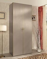 шкаф 2-х дверный Palmari P5610 с молдингами цвет 5 бежево-серый