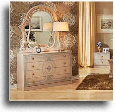 зеркало Рим R710, комод Рим R709. На фото - цвет декапе (беленый дуб) зеркало Рим R710, комод Рим R709. На фото - цвет декапе (беленый дуб)