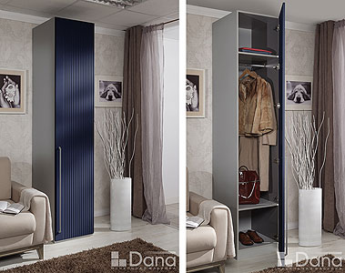 шкаф 1-но дверный Dimare D3510 цвет D3 темно-синий