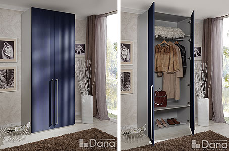 шкаф 2-х дверный Dimare D3520 цвет D3 темно-синий