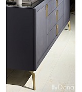 Комод Dana Dimare LUX DL2160 цвет DL2 графит длина 206 см Комод Dana Dimare LUX DL2160 цвет DL2 графит длина 206 см