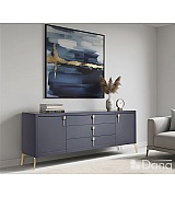 Комод Dana Dimare LUX DL2160 цвет DL2 графит длина 206 см Комод Dana Dimare LUX DL2160 цвет DL2 графит длина 206 см