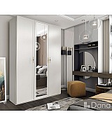 Шкаф платяной Dana Palmari P0550 цвет 0 белый 3-х дверный с зеркалом Шкаф платяной Dana Palmari P0550 цвет 0 белый 3-х дверный с зеркалом