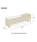 Тумба ТВ Dana Palmari P0180 цвет 0 белый длина 202 см Тумба ТВ Dana Palmari P0180 цвет 0 белый длина 202 см