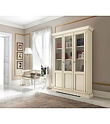 Книжный шкаф 3 дверный Palazzo Ducale Prama Bakokko 71BO03LB bianco цвет белый Книжный шкаф 3 дверный Palazzo Ducale Prama Bakokko 71BO03LB bianco цвет белый