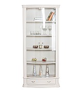 Книжный шкаф Disemobel 942 vainilla цвет белый 