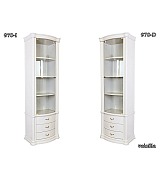 Книжный шкаф Disemobel 970 vainilla цвет белый Книжный шкаф Disemobel 970 vainilla цвет белый
