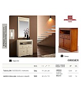 Консоль тумба Disemobel 504 cerezo-5 цвет вишня Консоль тумба Disemobel 504 cerezo-5 цвет вишня