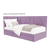 Кровать угловая Helga Beautyson с выдвижным ящиком для белья 140 * 200 см Кровать угловая Helga Beautyson с выдвижным ящиком для белья 140 * 200 см