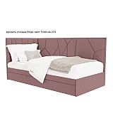 Кровать угловая Helga Beautyson с выдвижным ящиком для белья 140 * 200 см Кровать угловая Helga Beautyson с выдвижным ящиком для белья 140 * 200 см
