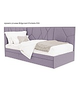 Кровать угловая Helga Beautyson с выдвижным ящиком для белья 140 * 200 см Кровать угловая Helga Beautyson с выдвижным ящиком для белья 140 * 200 см
