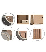 Кровать Koala Beds Drawer/Dreams 160 * 200 см цвет Roble Contorno/Rino 06 Serie 1