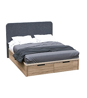 Кровать Koala Beds Drawer/Dreams 160 * 200 см цвет Roble Contorno/Monolith 97 Serie 3