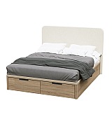 Кровать Koala Beds Drawer/Dreams 160 * 200 см цвет Roble Contorno/Rino 06 Serie 1