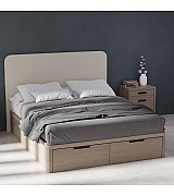 Кровать Koala Beds Drawer/Dreams 160 * 200 см цвет Roble Contorno/Rino 06 Serie 1
