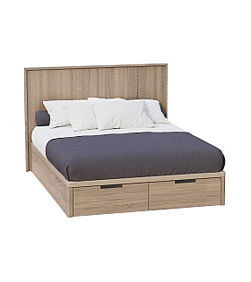 Кровать Koala Beds Drawer/Kubik 160 * 200 см цвет Roble Contorno/Roble