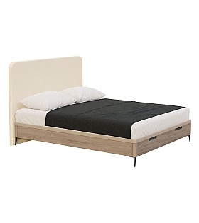 Кровать Koala Beds Nice/Dreams 160 * 200 см цвет Roble Contorno/Beige Serie 2 Кровать Koala Beds Nice/Dreams 160 * 200 см цвет Roble Contorno/Beige Serie 2