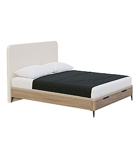 Кровать Koala Beds Nice/Dreams 160 * 200 см цвет Roble Contorno/Rino 06 Serie 1 Кровать Koala Beds Nice/Dreams 160 * 200 см цвет Roble Contorno/Rino 06 Serie 1