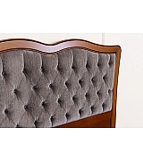 Кровать Panamar 871М.460 цвет вишня cerezo, обивка Fiesole-4 