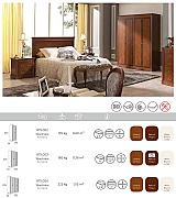 Шкаф 2-х дверный Panamar 875.002 цвет орех Шкаф 2-х дверный Panamar 875.002 цвет орех