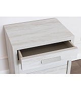 Тумба прикроватная Koala Beds Kubik 040 Nordico/Niquel цвет нордический бежевый Тумба прикроватная Koala Beds Kubik 040 Nordico/Niquel цвет нордический бежевый