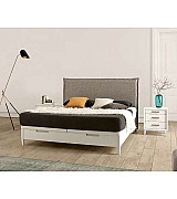 Тумба прикроватная Koala Beds Kubik 050 Nordico/Blanco цвет нордический бежевый