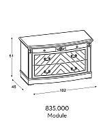 Тумба Panamar 835.000 цвет орех