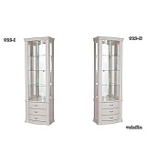 Витрина Disemobel 922 vainilla цвет белый Витрина Disemobel 922 vainilla цвет белый