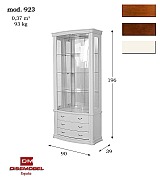 Витрина Disemobel 923 vainilla цвет белый Витрина Disemobel 923 vainilla цвет белый