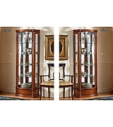 Витрина Disemobel 924 nogal-5 цвет орех 