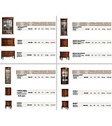Витрина Panamar 805.001 + тумба Panamar 835.000 цвет орех, вишня Витрина Panamar 805.001 + тумба Panamar 835.000 цвет орех, вишня