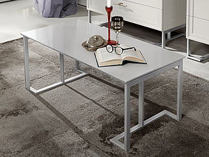 журнальный столик Palmari P2390 металлические опоры цвет 2 светло-серый