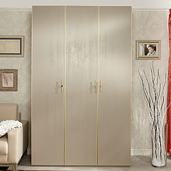 шкаф 3-х дверный Palmari P5620 с молдингами цвет 5 бежево-серый
