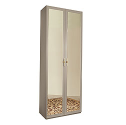 шкаф 2-х дверный Palmari P5540 с зеркалами цвет 5 бежево-серый